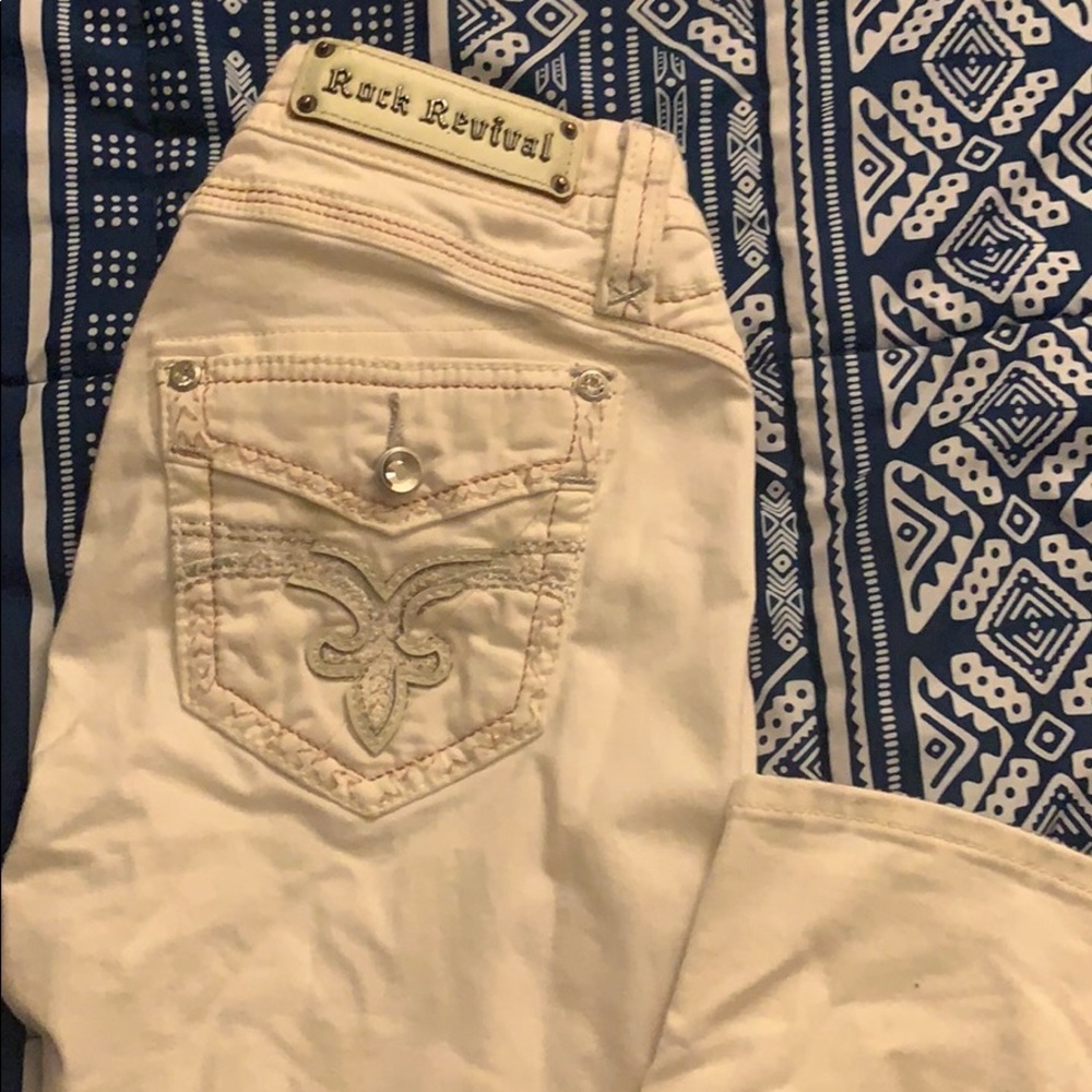 Designer rock revival jeans